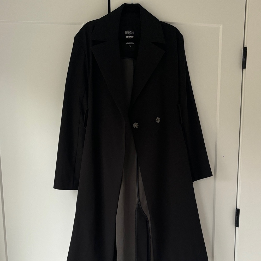 H&M Classic Black Trench Coat